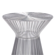 Butler Specialty Greeley Silver Metal End Table