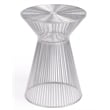 Butler Specialty Greeley Silver Metal End Table