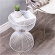 Butler Specialty Nicholas White Metal End Table