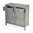 Butler Specialty Company Imperial Wood Accent Cabinet - Gray