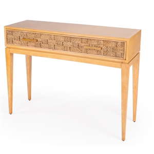 butler faddei  natural light wood  console table
