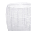 Butler Bellarose White Metal End Table