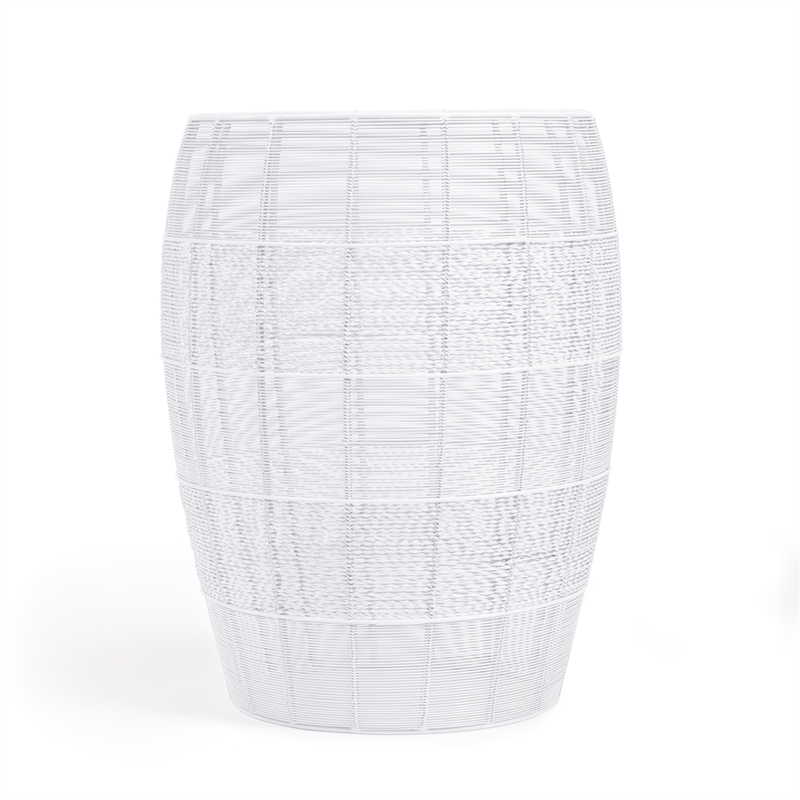 Butler Bellarose White Metal End Table