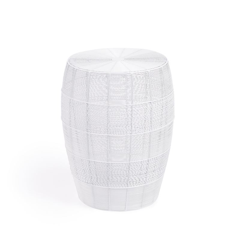 Butler Bellarose White Metal End Table