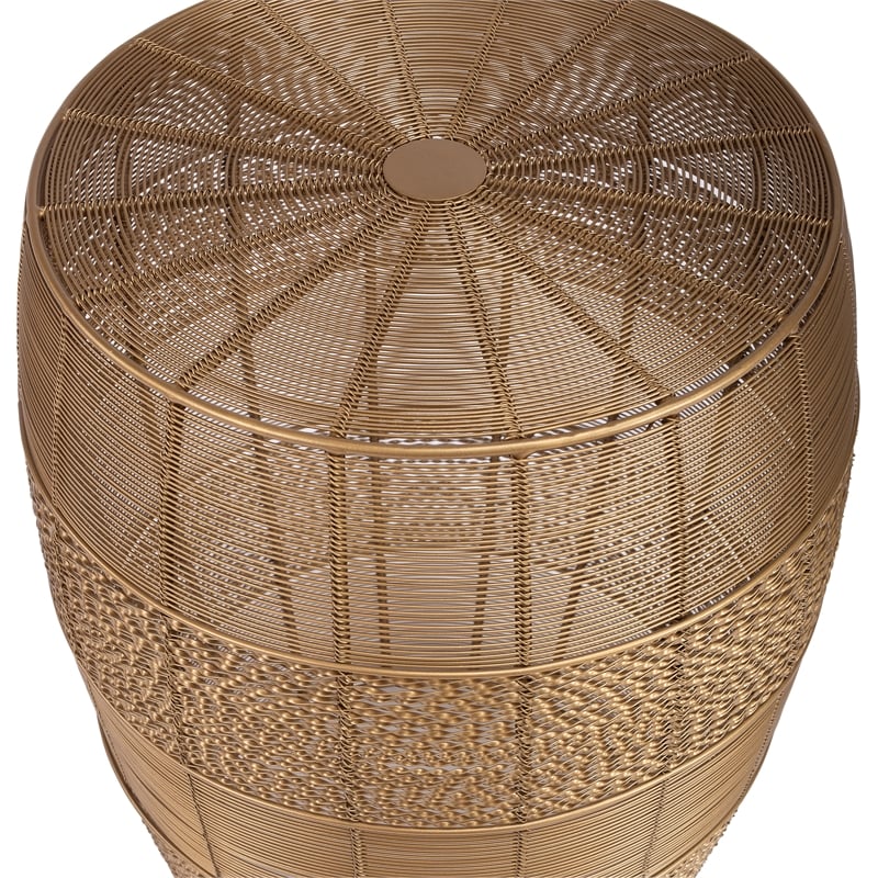 Butler Bellarose Gold Metal End Table