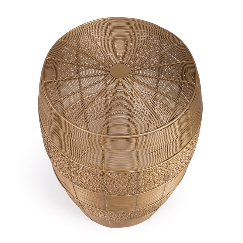Butler Bellarose Gold Metal End Table