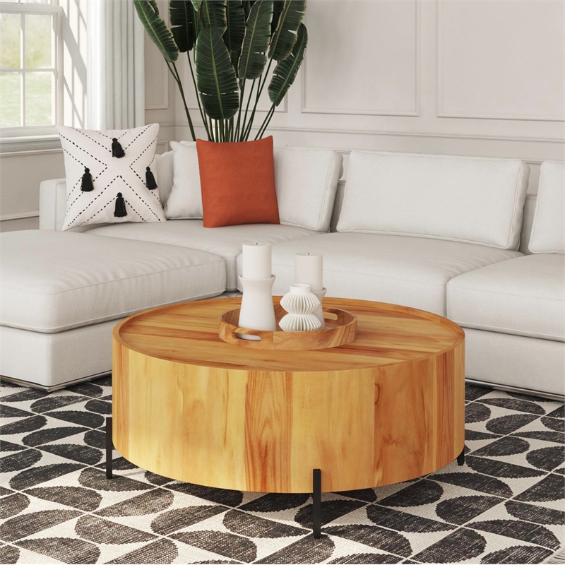 Butler Tori Natural Round Coffee Table