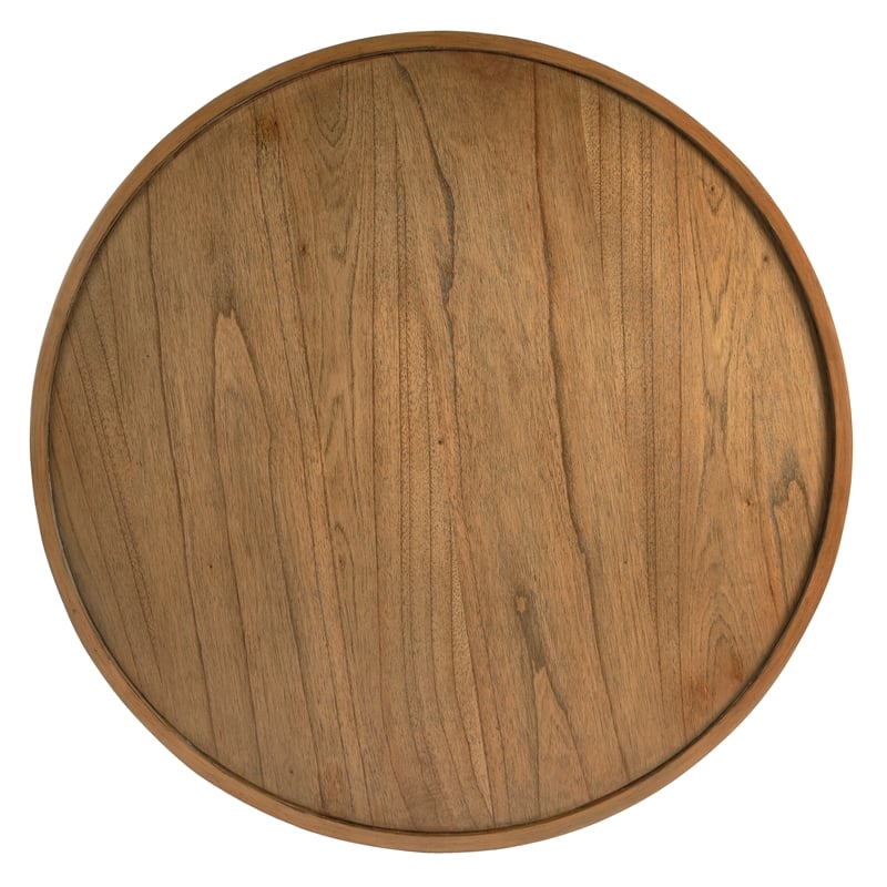 Butler Tori Brown Wood Round Coffee Table