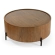 Butler Tori Brown Wood Round Coffee Table