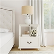 Butler Specialty Danielle Marble Nightstand In White