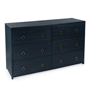 butler lark navy 6 drawer chest
