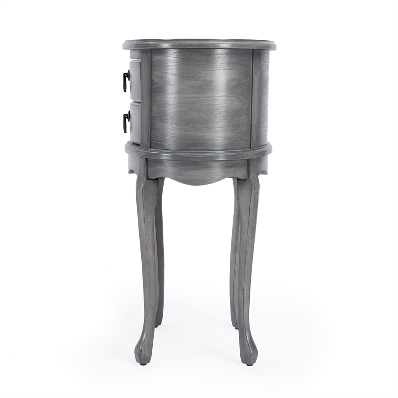 Butler Specialty Whitley Powder Gray Oval Side Table