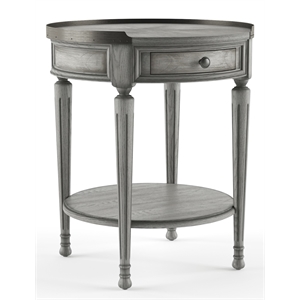 Butler Specialty Sampson Powder Gray Wood Accent Table