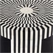 Butler Specialty Transitional Rimma Bone Inlay Side Table In Black And White