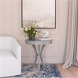Butler Specialty Gerard Transitional Wood Side Table In Powder Grey Driftwood
