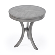 Butler Specialty Gerard Transitional Wood Side Table In Powder Grey Driftwood
