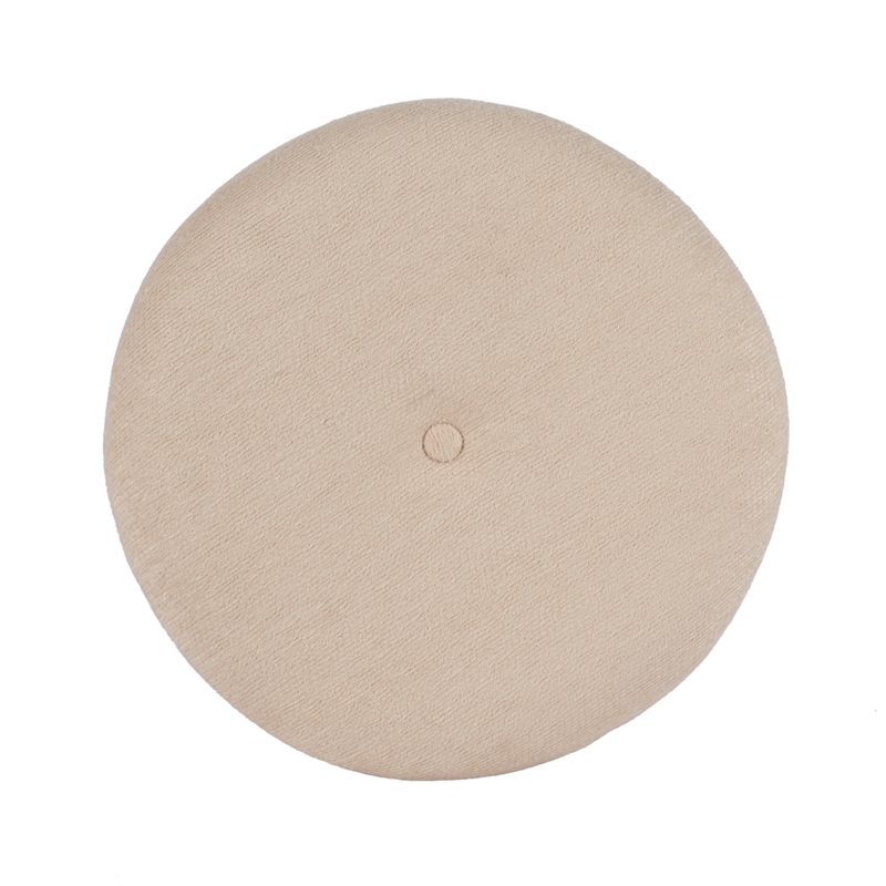 Bernadette Grey Upholstered Vanity Stool