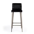 Butler Specialty Maxwell Black Leather Bar Stool
