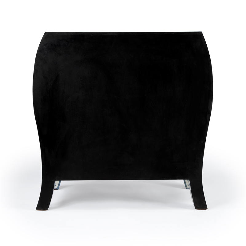 Trubadur Blue And White Bone Inlay 3 Drawer Chest