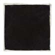 Victorian Hair On Hide Black And White Ottoman