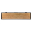 Hans Natural  Wood And Iron Storage Tv Stand