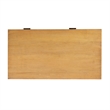Hans 2-Drawer Natural Wood Writing Desk