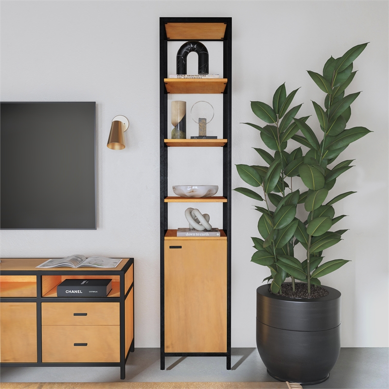 Butler Specialty Hans Narrow Natural Wood And Iron 84