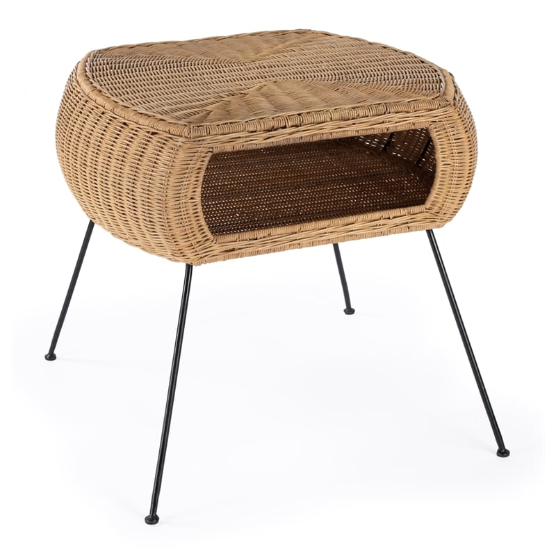 Coralitta Rattan End Table