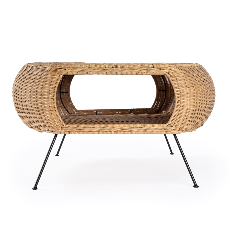 Coralitta Natural Rattan Coffee Table