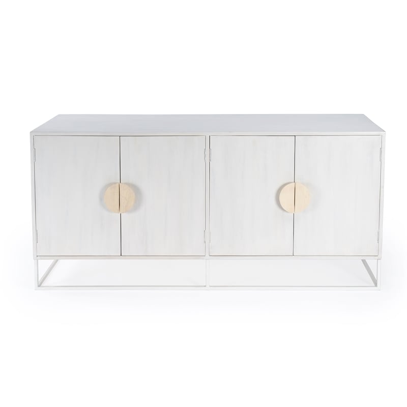 Butler Specialty Lennasa White  Wooden Sideboard