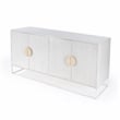 Butler Specialty Lennasa White  Wooden Sideboard