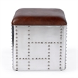 Midway Aviator Leather Stool