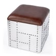 Midway Aviator Leather Stool