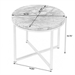 Butler Specialty Giovanniya Marble Side Table