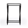 Demi Modern Mirrored Iron Nesting Tables