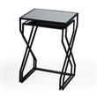 Demi Modern Mirrored Iron Nesting Tables