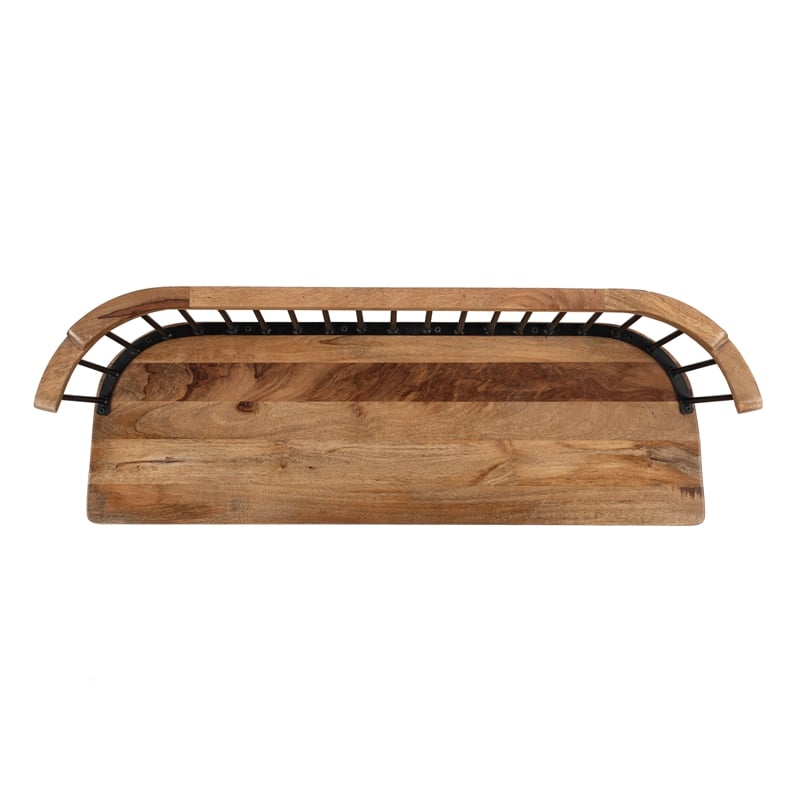 Tempe Spindle Back Wood Bench
