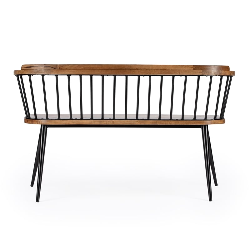 Tempe Spindle Back Wood Bench