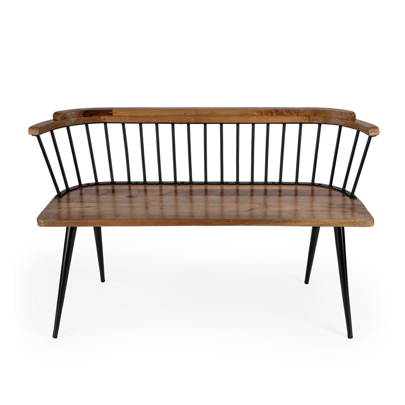 Tempe Spindle Back Wood Bench