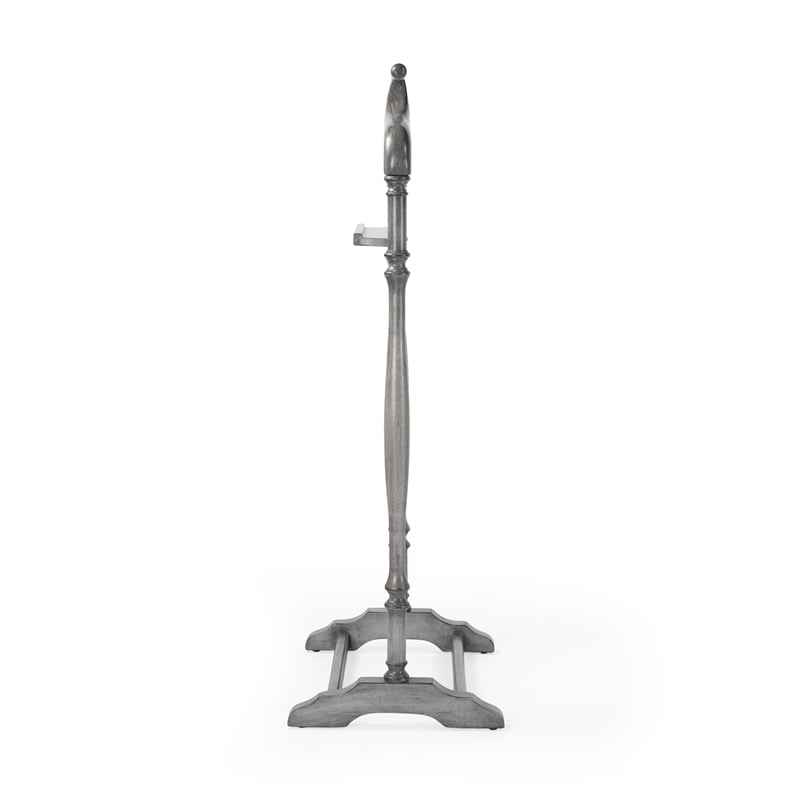 Judson Powder Grey Wood Valet Stand
