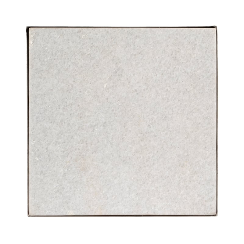 Imogen White Marble Side Table