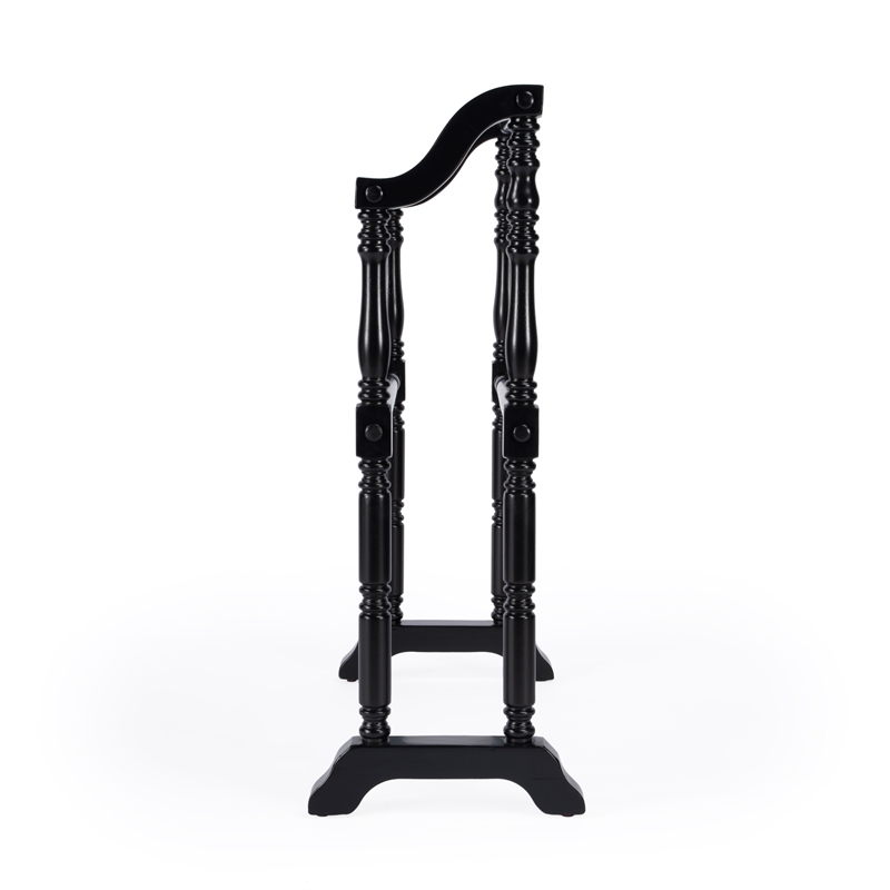 Lillian Black Blanket Rack