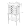 Hardwick 4-Drawer Powder Gray Chest