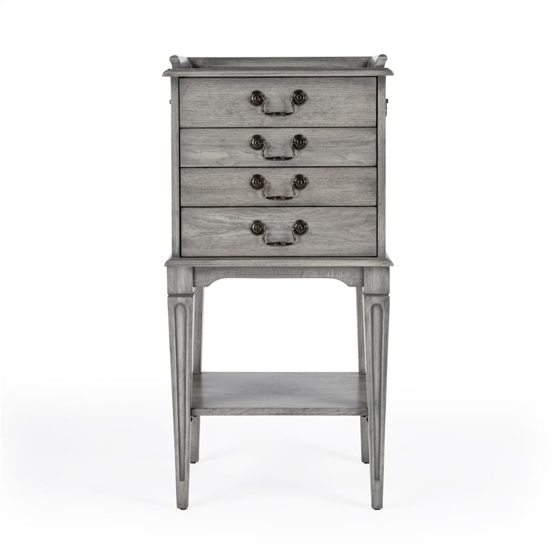 Hardwick 4-Drawer Powder Gray Chest