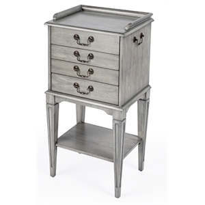 hardwick 4-drawer powder gray chest