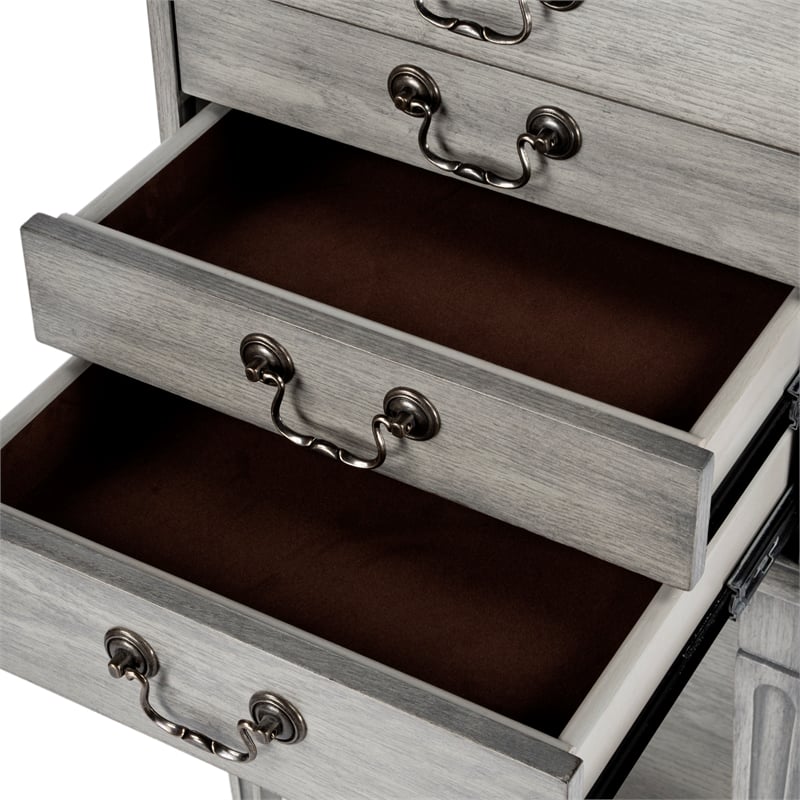 Hardwick 4-Drawer Powder Gray Chest