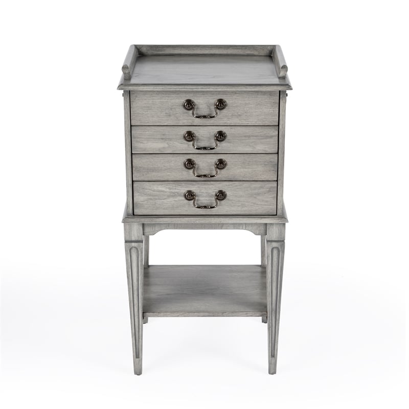 Hardwick 4-Drawer Powder Gray Chest