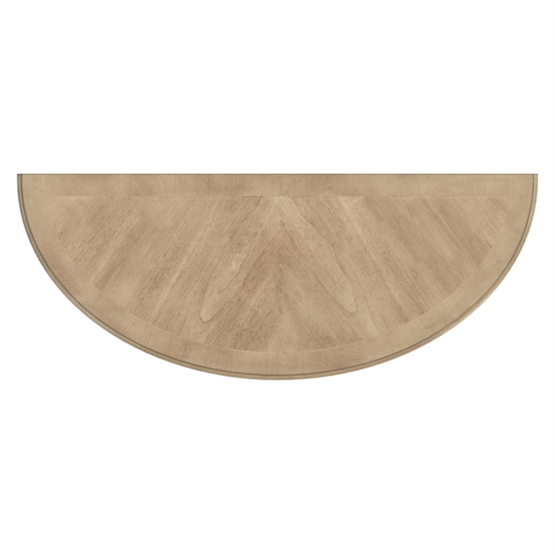 Hampton Demilune Antique Beige  Console Table
