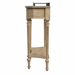 Charleston Beige  One Drawer Wood Console Table