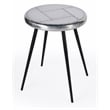Butler Specialty Yeager Silver Metal Aviator Accent Table